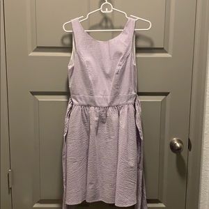 Lauren James lavender seersucker dress